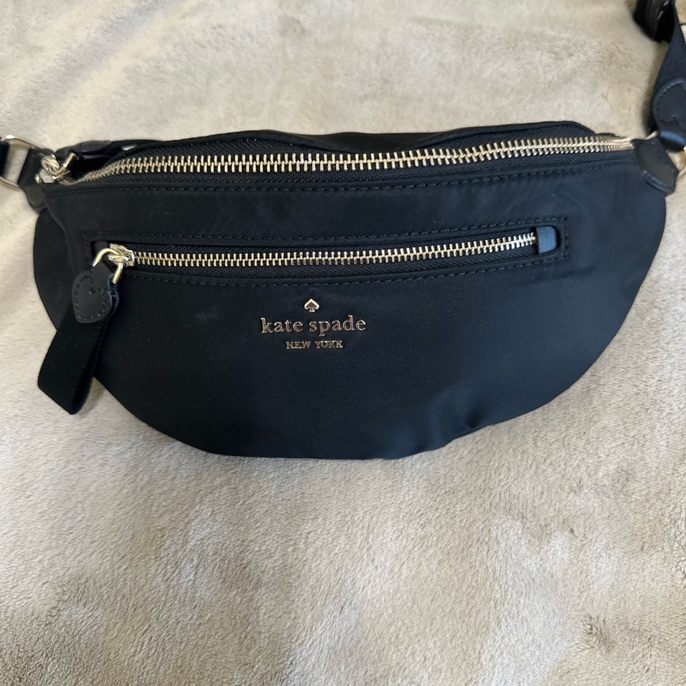 Kate Spade Black Nylon Belt Bag